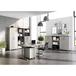 Germania Étagère de bureau GW-Profi 2.0 - Gris clair / Graphite - Hauteur : 200 cm 12 Germania Étagère de bureau GW-Profi 2.0 - Gris clair / Graphite - Hauteur : 200 cm -Meubles de salon Soldes 1000222869 200821 11192400039 MOOD DETAILS P000000001000222869 mood