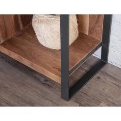 Ars manufacti Buffet haut Leyma - Rotin / Acacia massif - Acacia / Anthracite -Meubles de salon Soldes 1000223472 200826 12351800027 DETAILS P000000001000223472