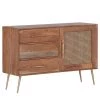 Ars manufacti Commode Bowdon - Cannage / Acacia massif / Acacia / Doré 2 Ars manufacti Commode Bowdon - Cannage / Acacia massif / Acacia / Doré -Meubles de salon Soldes 1000223480 200826 12354800052 IMAGE P000000001000223480