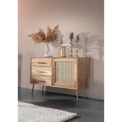 Ars manufacti Commode Bowdon - Cannage / Acacia massif / Acacia / Doré 11 Ars manufacti Commode Bowdon - Cannage / Acacia massif / Acacia / Doré -Meubles de salon Soldes 1000223480 201002 06243700021 MOOD DETAILS P000000001000223480 mood