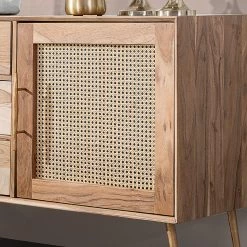 Ars manufacti Commode Bowdon - Cannage / Acacia massif / Acacia / Doré 14 Ars manufacti Commode Bowdon - Cannage / Acacia massif / Acacia / Doré -Meubles de salon Soldes 1000223480 201002 06243900024 DETAILS P000000001000223480