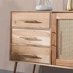 Ars manufacti Commode Bowdon - Cannage / Acacia massif / Acacia / Doré 15 Ars manufacti Commode Bowdon - Cannage / Acacia massif / Acacia / Doré -Meubles de salon Soldes 1000223480 201002 06244100025 DETAILS P000000001000223480