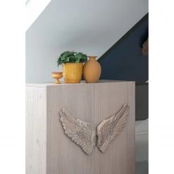 Red Living Buffet Loveland - Placage en bois véritable / Métal - Chêne clair / Chêne noir -Meubles de salon Soldes 1000223493 200826 12360700075 DETAILS P000000001000223493