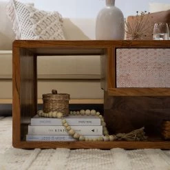 Ars manufacti Table basse Buuda - Acacia massif - Écru / Acacia -Meubles de salon Soldes 1000223548 220317 022 MOOD DETAILS P000000001000223548 mood