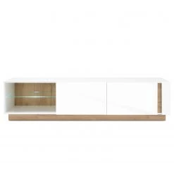 Loftscape Meuble TV Cailla - Blanc brillant / Imitation chêne - Blanc brillant - Largeur : 188 cm 10 Loftscape Meuble TV Cailla - Blanc brillant / Imitation chêne - Blanc brillant - Largeur : 188 cm -Meubles de salon Soldes 1000223914 200828 15423700061 DETAILS P000000001000223914