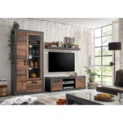 Red Living Ensemble meubles TV Buzan III (3 élém.) - Imitation bois recyclé / Anthracite 14 Red Living Ensemble meubles TV Buzan III (3 élém.) - Imitation bois recyclé / Anthracite -Meubles de salon Soldes 1000223925 200828 15500000153 MOOD DETAILS P000000001000223925 mood