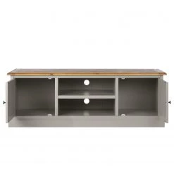 Maison Belfort Meuble TV Lavalle - Partiellement en pin massif - Pin / Gris clair -Meubles de salon Soldes 1000224141 210609 11131200003 DETAILS P000000001000224141