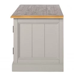 Maison Belfort Meuble TV Lavalle - Partiellement en pin massif - Pin / Gris clair -Meubles de salon Soldes 1000224141 210609 11192000003 DETAILS P000000001000224141