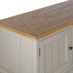 Maison Belfort Meuble TV Lavalle - Partiellement en pin massif - Pin / Gris clair -Meubles de salon Soldes 1000224141 210609 11211400005 DETAILS P000000001000224141