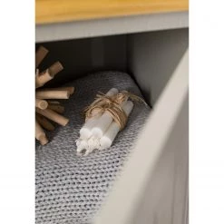 Maison Belfort Meuble TV Lavalle - Partiellement en pin massif - Pin / Gris clair -Meubles de salon Soldes 1000224141 210723 09290000003 DETAILS P000000001000224141