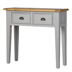 Maison Belfort Console Lavalle - Partiellement en pin massif - Pin / Gris clair