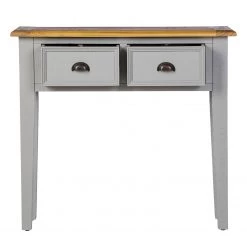 Maison Belfort Console Lavalle - Partiellement en pin massif - Pin / Gris clair -Meubles de salon Soldes 1000224193 210625 12141000014 DETAILS P000000001000224193