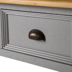 Maison Belfort Console Lavalle - Partiellement en pin massif - Pin / Gris clair -Meubles de salon Soldes 1000224193 210625 12141000015 DETAILS P000000001000224193