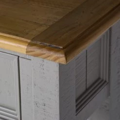 Maison Belfort Console Lavalle - Partiellement en pin massif - Pin / Gris clair -Meubles de salon Soldes 1000224193 210625 12141000016 DETAILS P000000001000224193