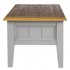 Maison Belfort Table basse Lavalle - Partiellement en pin massif - Pin / Gris clair -Meubles de salon Soldes 1000224194 210617 12205200012 DETAILS P000000001000224194