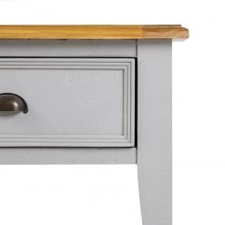 Maison Belfort Table basse Lavalle - Partiellement en pin massif - Pin / Gris clair -Meubles de salon Soldes 1000224194 210617 12205200015 DETAILS P000000001000224194