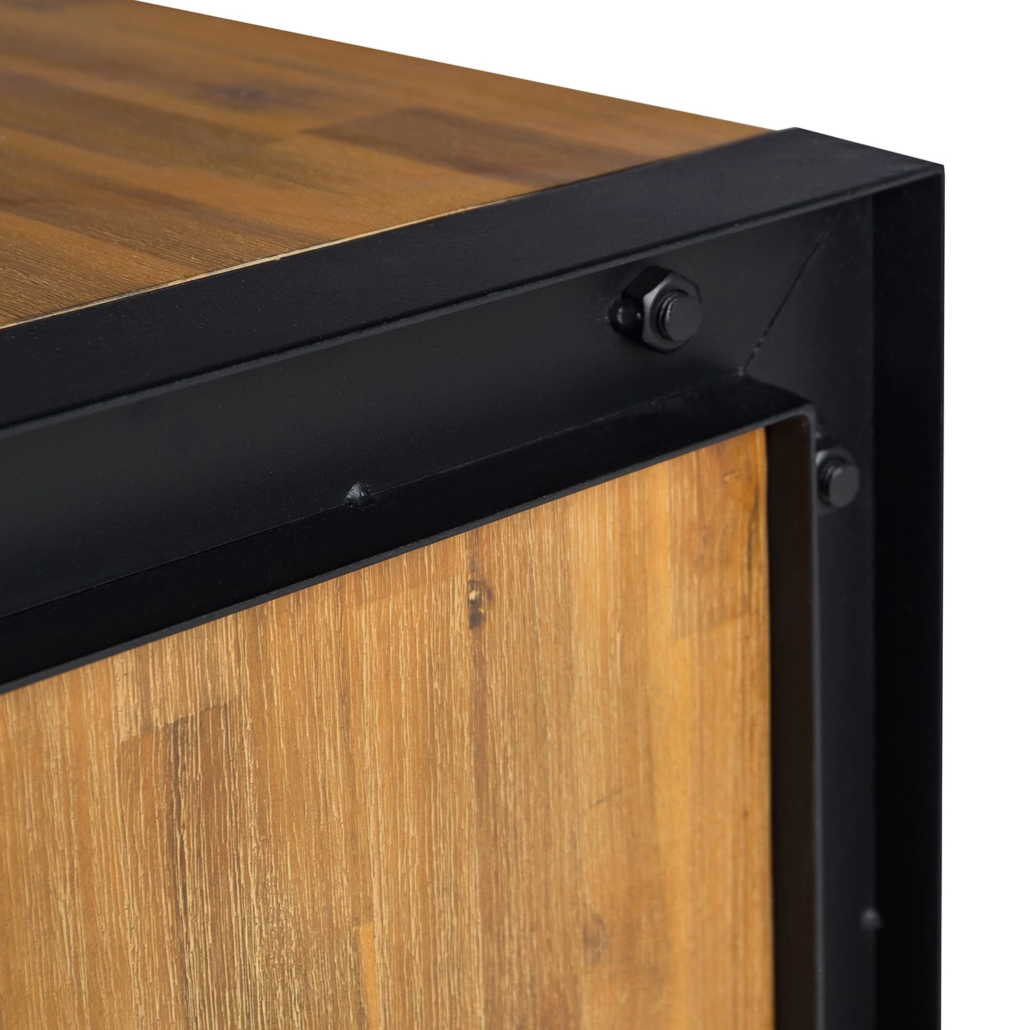 Ars manufacti Meuble TV Urban Industry II - Partiellement en acacia massif / Métal - Acacia / Noir 20 Ars manufacti Meuble TV Urban Industry II - Partiellement en acacia massif / Métal - Acacia / Noir – Image 18