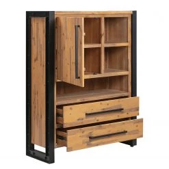 Ars manufacti Buffet haut Urban Industry II - Partiellement en acacia massif / Métal - Acacia / Noir 8 Ars manufacti Buffet haut Urban Industry II - Partiellement en acacia massif / Métal - Acacia / Noir -Meubles de salon Soldes 1000224211 210715 13172400003 DETAILS P000000001000224211