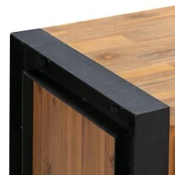 Ars manufacti Buffet Urban Industry IV - Partiellement en acacia massif / Métal - Acacia / Noir -Meubles de salon Soldes 1000224216 210625 12375100005 DETAILS P000000001000224216