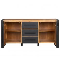 Ars manufacti Buffet Urban Industry IV - Partiellement en acacia massif / Métal - Acacia / Noir -Meubles de salon Soldes 1000224216 210908 15542000023 DETAILS P000000001000224216