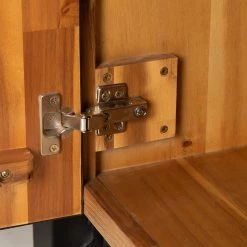 Ars manufacti Buffet Urban Industry IV - Partiellement en acacia massif / Métal - Acacia / Noir -Meubles de salon Soldes 1000224216 210908 15542000030 DETAILS P000000001000224216