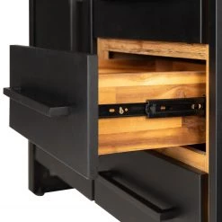 Ars manufacti Buffet Urban Industry IV - Partiellement en acacia massif / Métal - Acacia / Noir -Meubles de salon Soldes 1000224216 210908 15542000032 DETAILS P000000001000224216