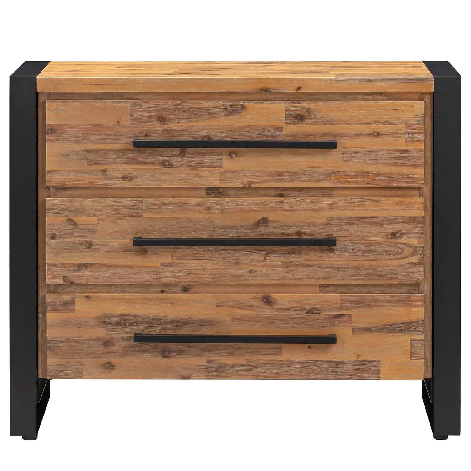 Ars manufacti Commode Urban Industry - Partiellement en acacia massif / Métal - Acacia / Noir 4 Ars manufacti Commode Urban Industry - Partiellement en acacia massif / Métal - Acacia / Noir – Image 2