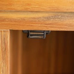 Ars manufacti Buffet Urban Industry II - Partiellement en acacia massif / Métal - Acacia / Noir -Meubles de salon Soldes 1000224223 210908 15542100045 DETAILS P000000001000224223