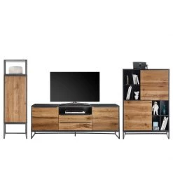 Red Living Ensemble meubles TV Barview II (3 élém.) - Placage bois - Chêne / Anthracite 17 Red Living Ensemble meubles TV Barview II (3 élém.) - Placage bois - Chêne / Anthracite -Meubles de salon Soldes 1000224225 210215 11265000013 DETAILS P000000001000224225