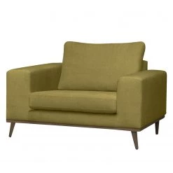 Mørteens Fauteuil Billund - Tissu structuré - Vert olive
