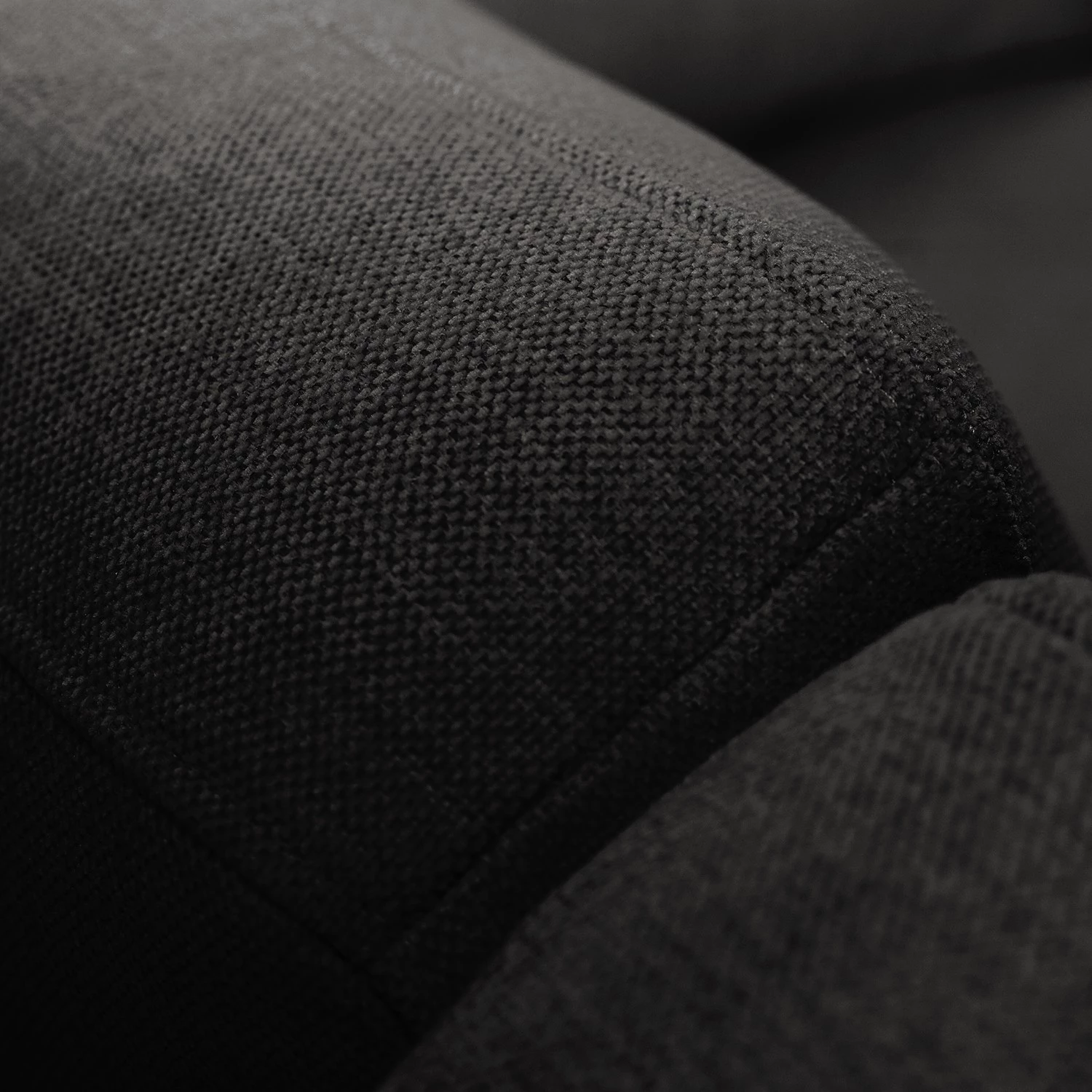 Mørteens Canapé Billund (2 places) - Tissu structuré - Noir 11 Mørteens Canapé Billund (2 places) - Tissu structuré - Noir – Image 9