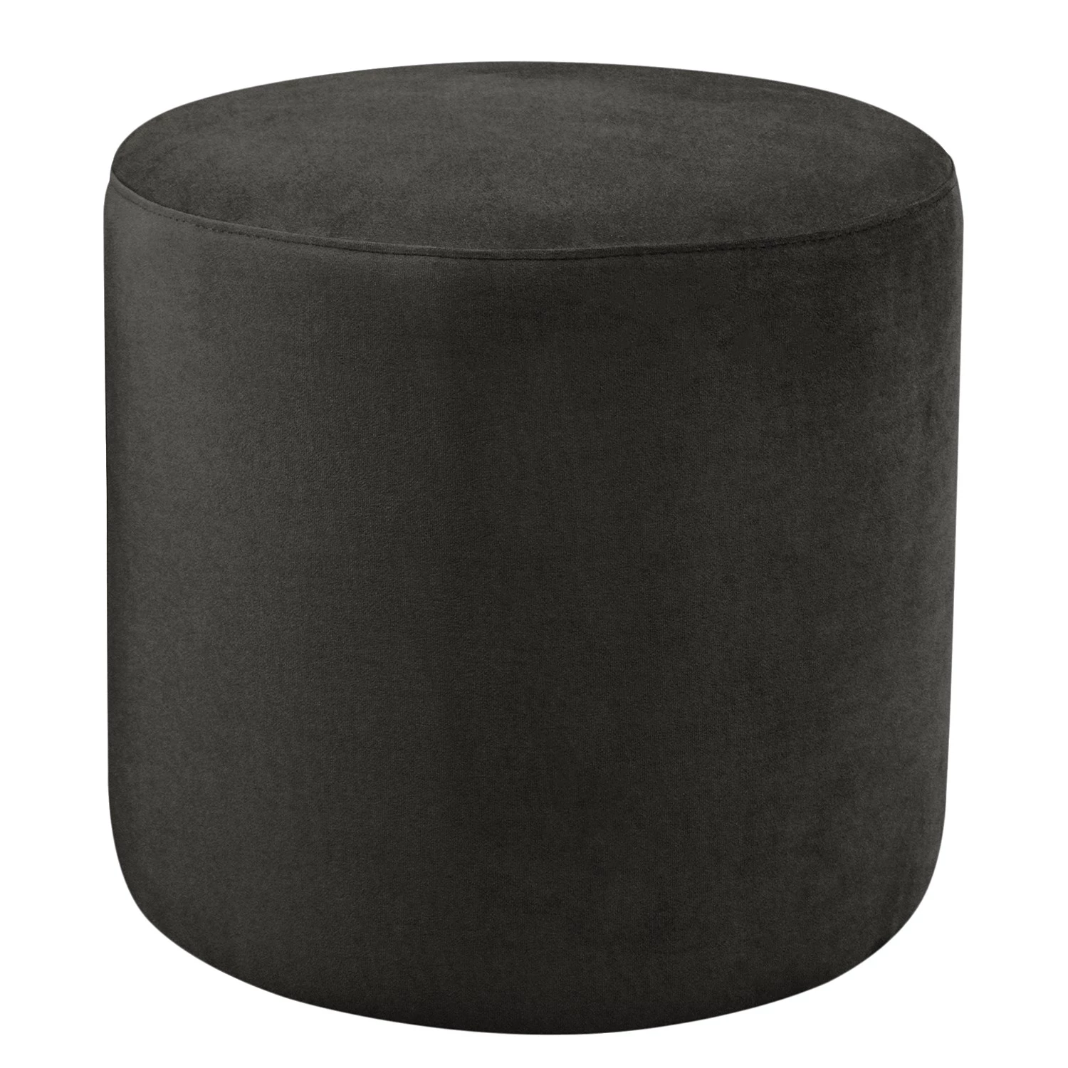 Repose-pieds capitonné Moulton - Velours Onoli: Anthracite - 45 x 46 cm 3 Repose-pieds capitonné Moulton - Velours Onoli: Anthracite - 45 x 46 cm