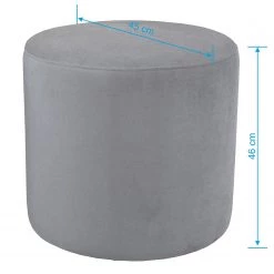 Repose-pieds capitonné Moulton - Velours Onoli: Anthracite - 45 x 46 cm 7 Repose-pieds capitonné Moulton - Velours Onoli: Anthracite - 45 x 46 cm -Meubles de salon Soldes 1000224271 200916 14004300360 SKETCH DETAILS P000000001000224271 sketch