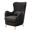 Fauteuil Moulton - Tissu structuré Talta: Noir 1 Fauteuil Moulton - Tissu structuré Talta: Noir -Meubles de salon Soldes 1000224303 200916 14014200584 IMAGE P000000001000224303