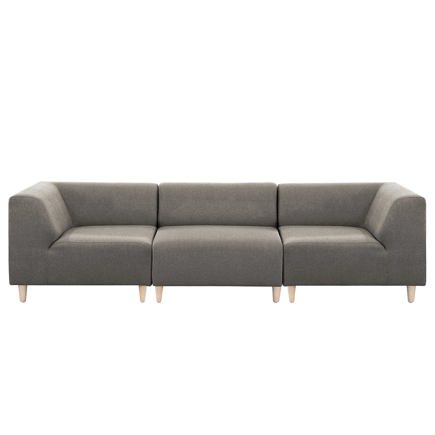 Mørteens Canapé Kurikka (3 places) - Tissu - Tissu Maloti: Gris 3 Mørteens Canapé Kurikka (3 places) - Tissu - Tissu Maloti: Gris