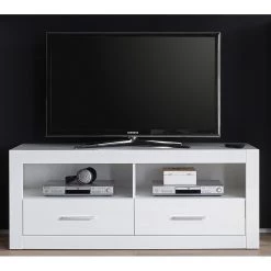 Loftscape Meuble TV Bricktown I - Blanc brillant / Blanc mat -Meubles de salon Soldes 1000224385 200904 12204100028 MOOD DETAILS P000000001000224385 mood