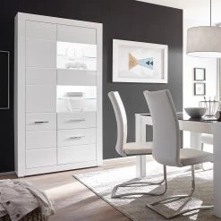 Loftscape Vitrine Bricktown I - Blanc brillant / Blanc mat 9 Loftscape Vitrine Bricktown I - Blanc brillant / Blanc mat -Meubles de salon Soldes 1000224388 200904 12211600045 MOOD DETAILS P000000001000224388 mood