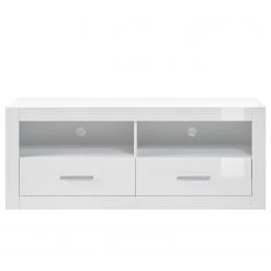 Loftscape Meubles TV muraux Bricktown I (4 élém.) - Blanc brillant / Blanc mat -Meubles de salon Soldes 1000224390 200904 12220200069 DETAILS P000000001000224390