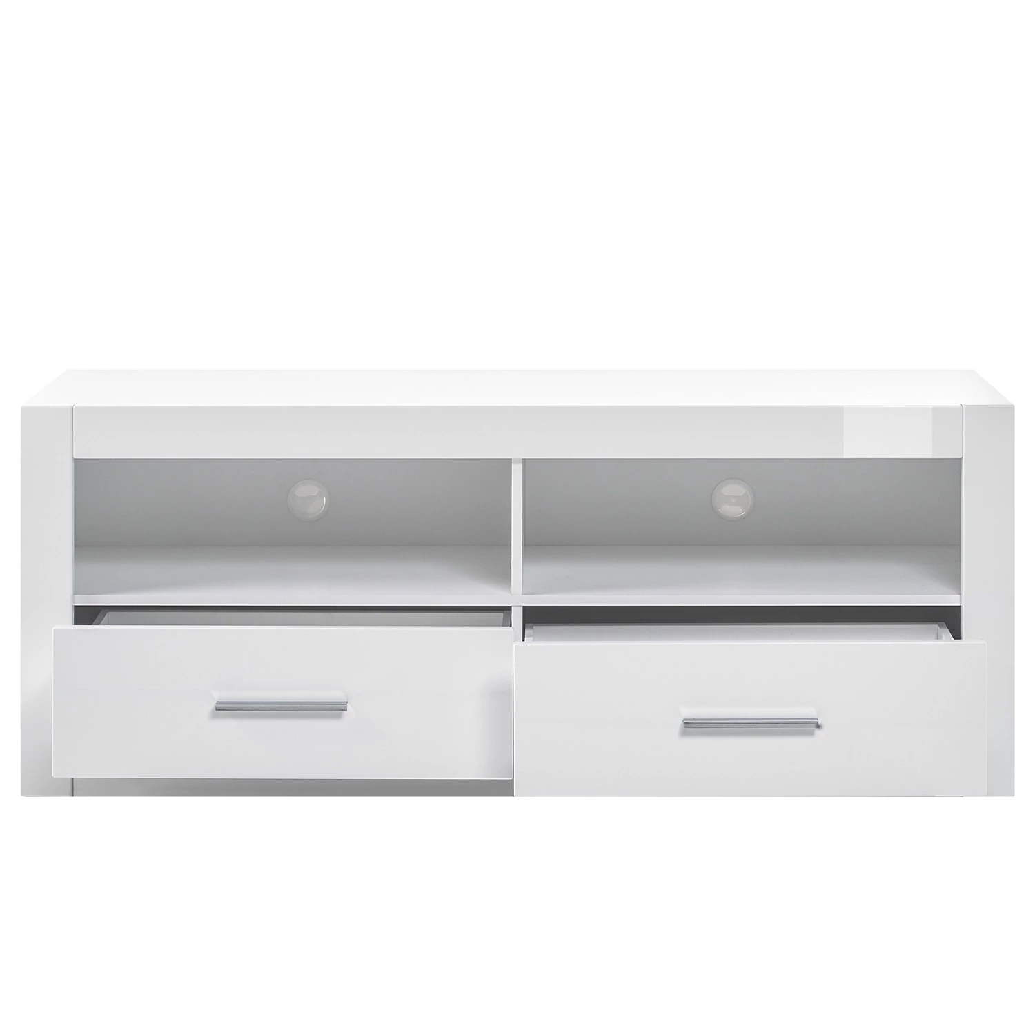 Loftscape Meubles TV muraux Bricktown III (4 él.) - Blanc brillant / Blanc mat 10 Loftscape Meubles TV muraux Bricktown III (4 él.) - Blanc brillant / Blanc mat – Image 8