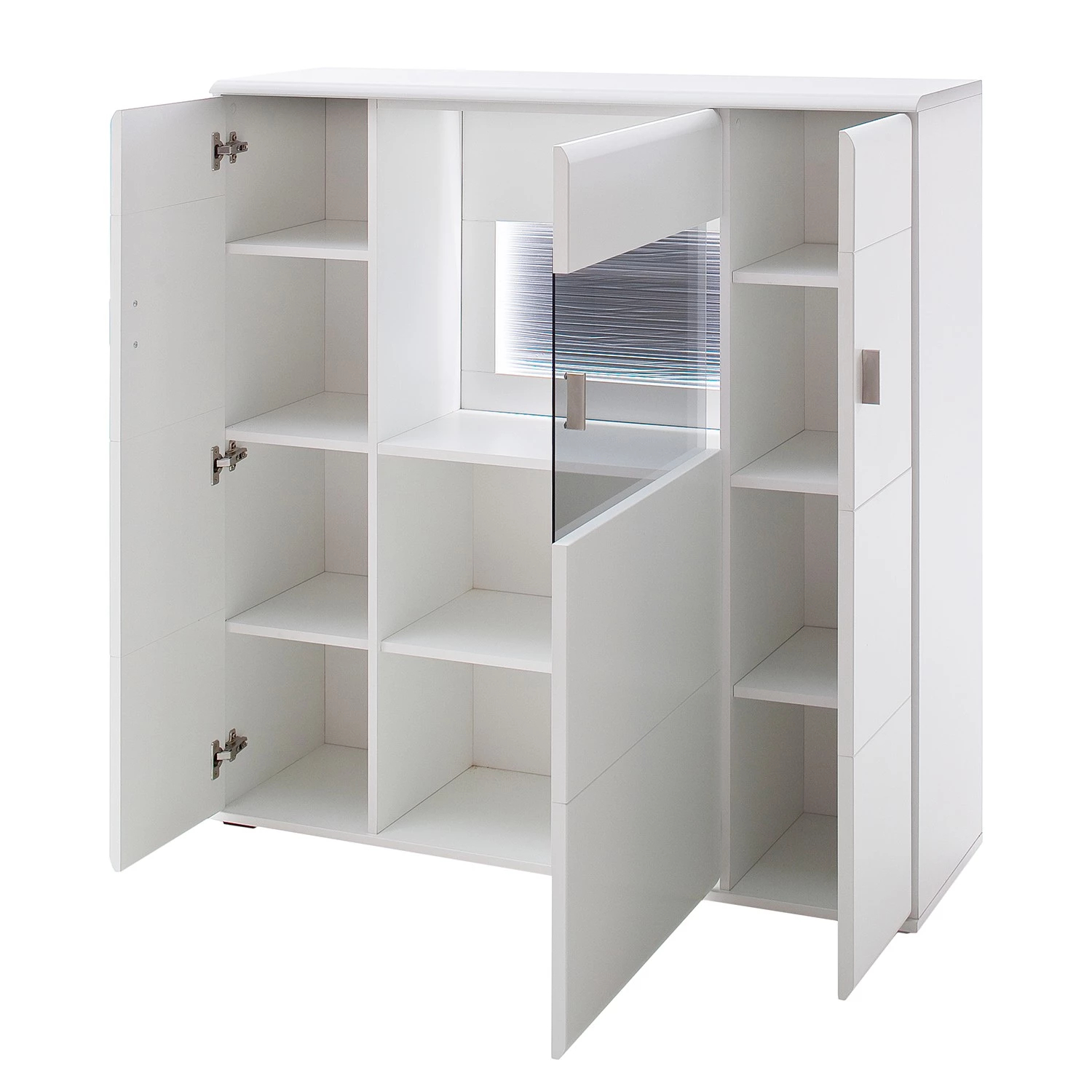 Loftscape Buffet haut Cassville - Blanc mat / Anthracite 6 Loftscape Buffet haut Cassville - Blanc mat / Anthracite – Image 4