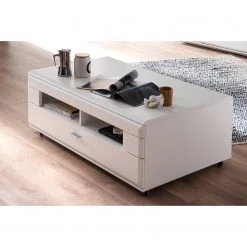 Loftscape Table basse Cassville - Blanc mat -Meubles de salon Soldes 1000224410 200904 13093900049 MOOD DETAILS P000000001000224410 mood