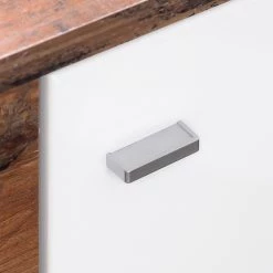 Fredriks Meuble TV Karlsburg - Blanc brillant / Imitation bois recyclé -Meubles de salon Soldes 1000224460 210811 15301000042 DETAILS P000000001000224460