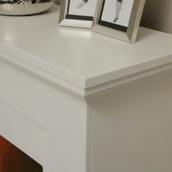 Loftscape Cheminée électrique Toronto - Blanc brillant - Insert de cheminée noir -Meubles de salon Soldes 1000224496 200922 15383100018 DETAILS P000000001000224496