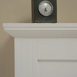 Loftscape Cheminée électrique Ontario - Blanc brillant - Insert de cheminée noir -Meubles de salon Soldes 1000224505 200922 15393000085 DETAILS P000000001000224505