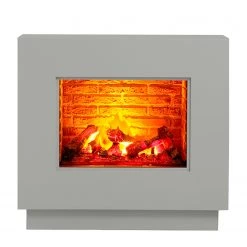Loftscape Cheminée électrique Borkum - Gris - Insert de cheminée imitation de pierre -Meubles de salon Soldes 1000224511 200922 15402900144 DETAILS P000000001000224511