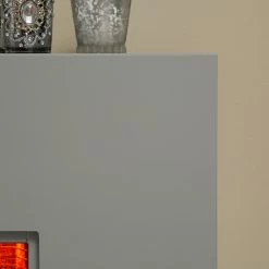 Loftscape Cheminée électrique Borkum - Gris - Insert de cheminée imitation de pierre -Meubles de salon Soldes 1000224511 200922 15403100146 DETAILS P000000001000224511