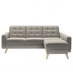 Fredriks Canapé d’angle Cropwell - Tissu - Tissu Ramse: Marron clair - Méridienne courte à droite (vue de face) -Meubles de salon Soldes 1000225156 210305 12301800167 DETAILS P000000001000225156