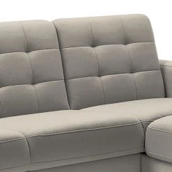 Fredriks Canapé d’angle Cropwell - Tissu - Tissu Ramse: Marron clair - Méridienne courte à droite (vue de face) -Meubles de salon Soldes 1000225156 210305 12301800170 DETAILS P000000001000225156