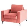 Fredriks Fauteuil Gilford - Tissu - Tissu Cavo: Corail