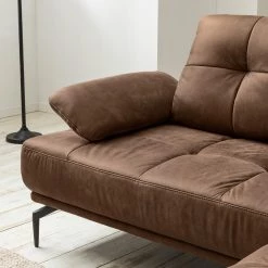 Fredriks Canapé d’angle Linville - Microfibre Torne: Marron scuro - Largeur : 258 cm - Méridienne courte à droite (vue de face) - Sans appui-tête 19 Fredriks Canapé d’angle Linville - Microfibre Torne: Marron scuro - Largeur : 258 cm - Méridienne courte à droite (vue de face) - Sans appui-tête -Meubles de salon Soldes 1000225234 210305 12311400812 DETAILS P000000001000225234